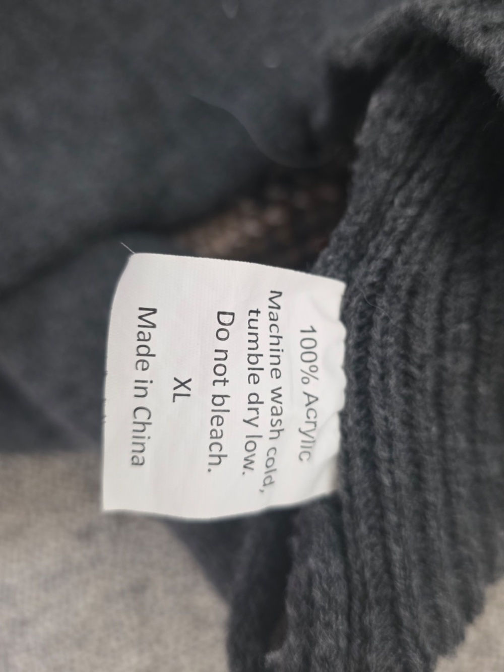 Acadia Bear Turtleneck Dog Sweater - XL - Picture 5 of 5